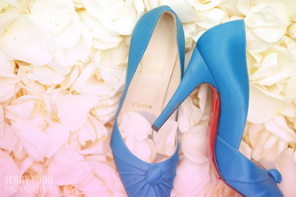 Blue Bridal Shoes B